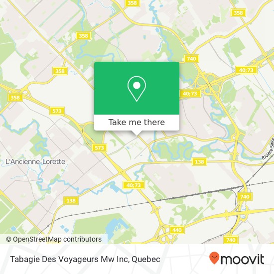 Tabagie Des Voyageurs Mw Inc map