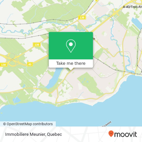 Immobiliere Meunier map