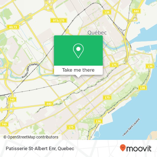 Patisserie St-Albert Enr map