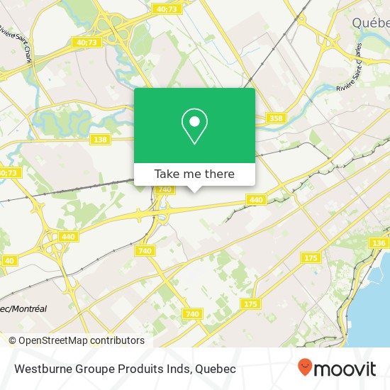 Westburne Groupe Produits Inds map