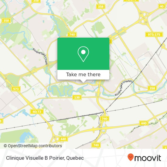 Clinique Visuelle B Poirier map