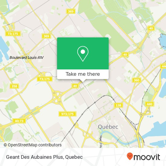 Geant Des Aubaines Plus map