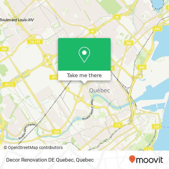 Decor Renovation DE Quebec map