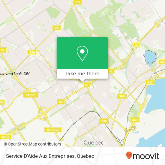 Service D'Aide Aux Entreprises map