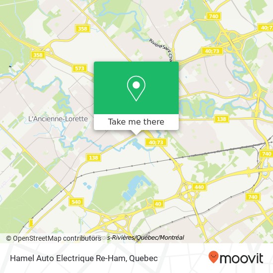 Hamel Auto Electrique Re-Ham map