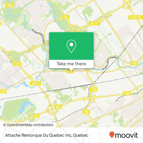 Attache Remorque Du Quebec Inc map