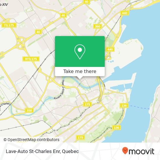 Lave-Auto St-Charles Enr map