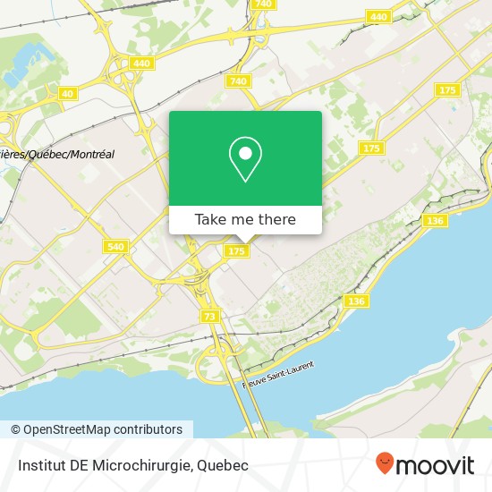 Institut DE Microchirurgie map