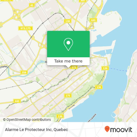 Alarme Le Protecteur Inc map