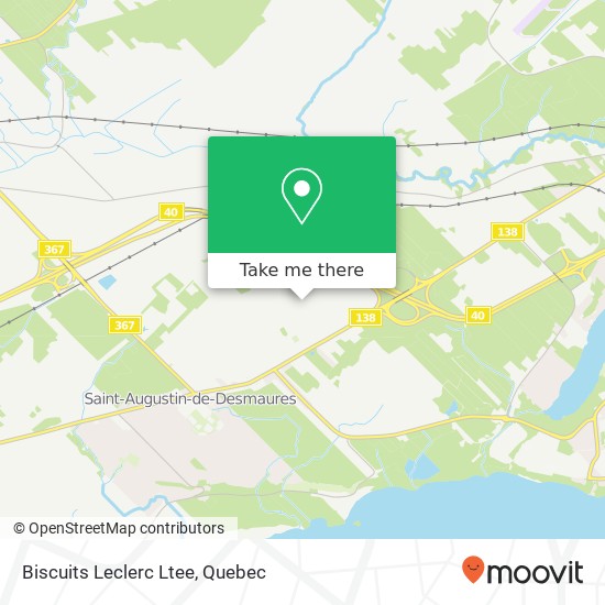 Biscuits Leclerc Ltee map