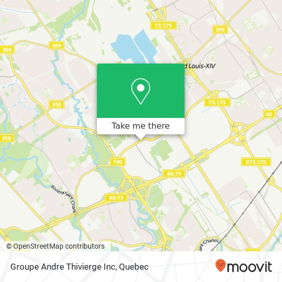 Groupe Andre Thivierge Inc map