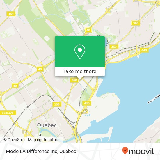 Mode LA Difference Inc map