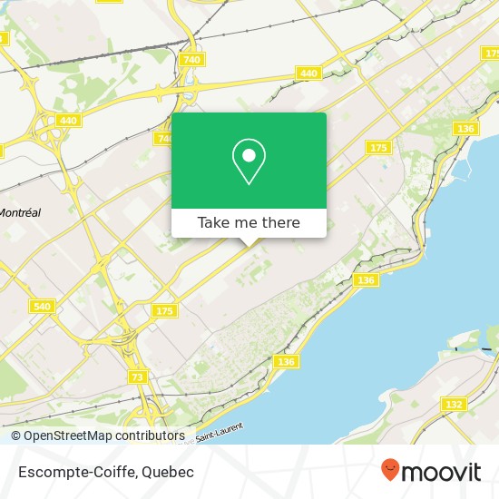 Escompte-Coiffe map