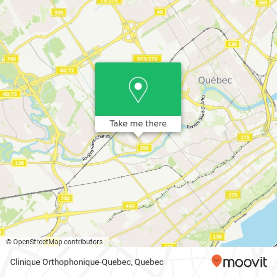 Clinique Orthophonique-Quebec map