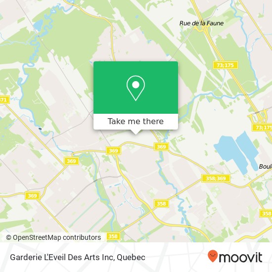 Garderie L'Eveil Des Arts Inc map