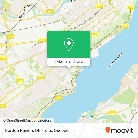 Bardou Paniers DE Fruits map
