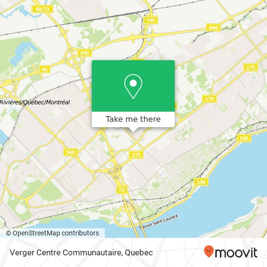 Verger Centre Communautaire map