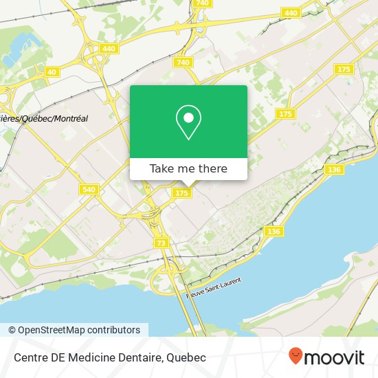 Centre DE Medicine Dentaire map