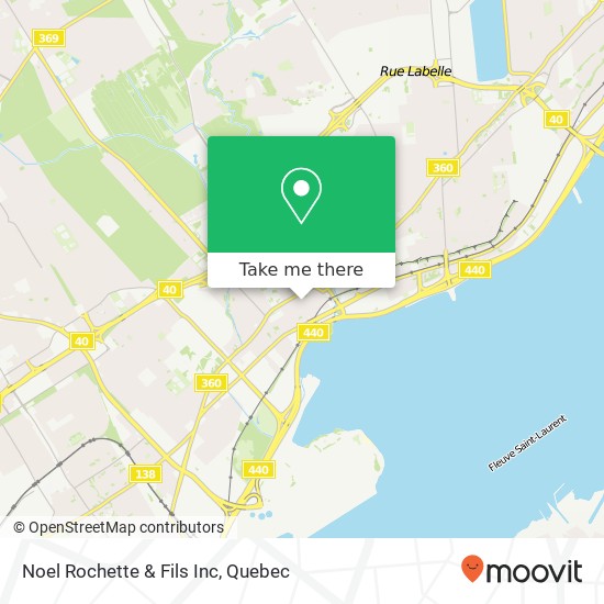 Noel Rochette & Fils Inc map