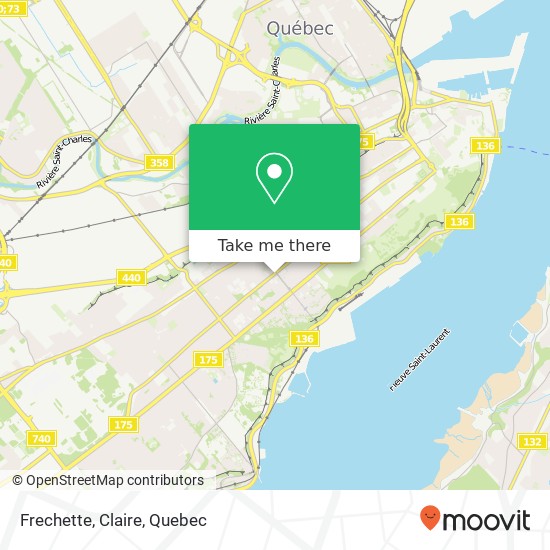 Frechette, Claire map