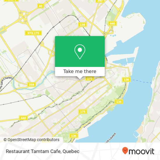 Restaurant Tamtam Cafe map