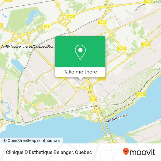 Clinique D'Esthetique Belanger map