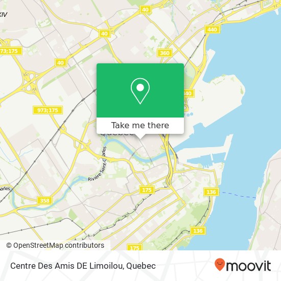 Centre Des Amis DE Limoilou map