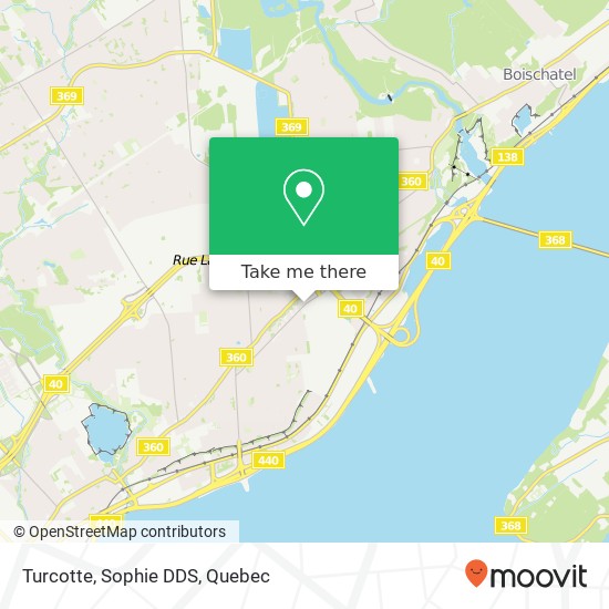 Turcotte, Sophie DDS map