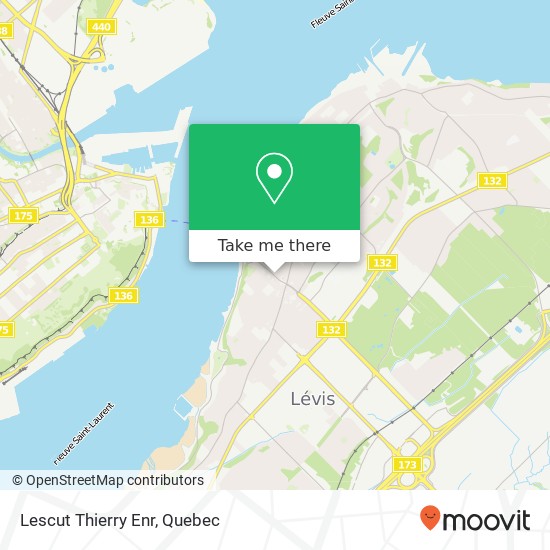 Lescut Thierry Enr map