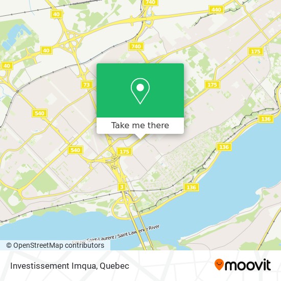 Investissement Imqua map