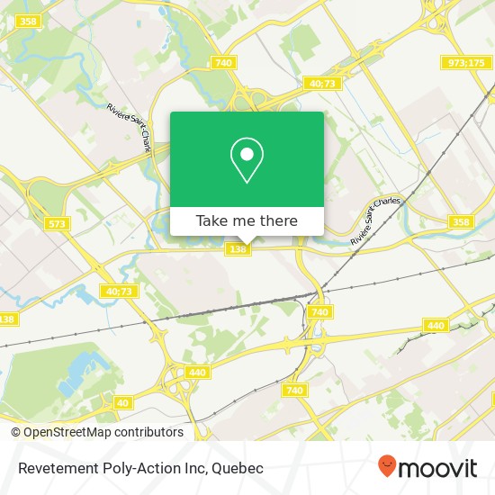 Revetement Poly-Action Inc map
