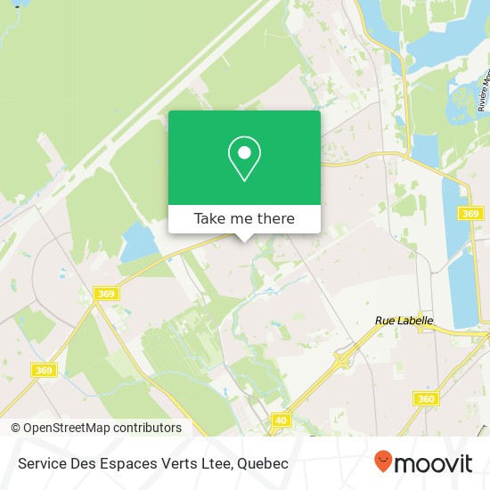 Service Des Espaces Verts Ltee map