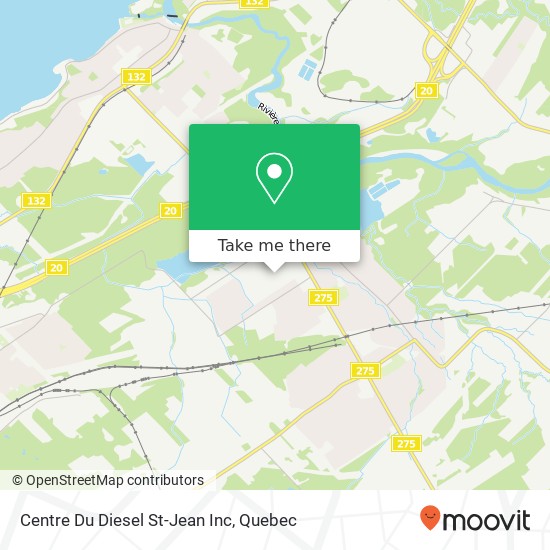 Centre Du Diesel St-Jean Inc map