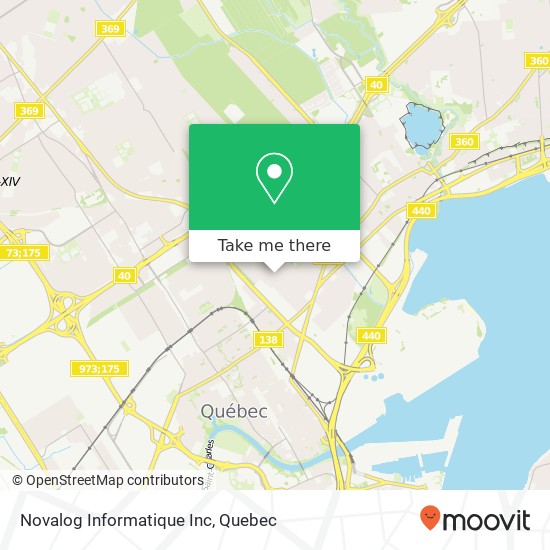 Novalog Informatique Inc map