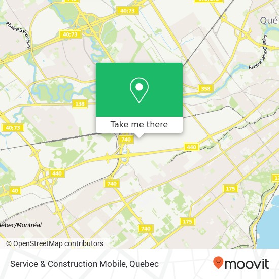 Service & Construction Mobile map