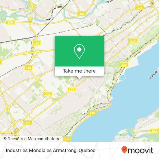 Industries Mondiales Armstrong map