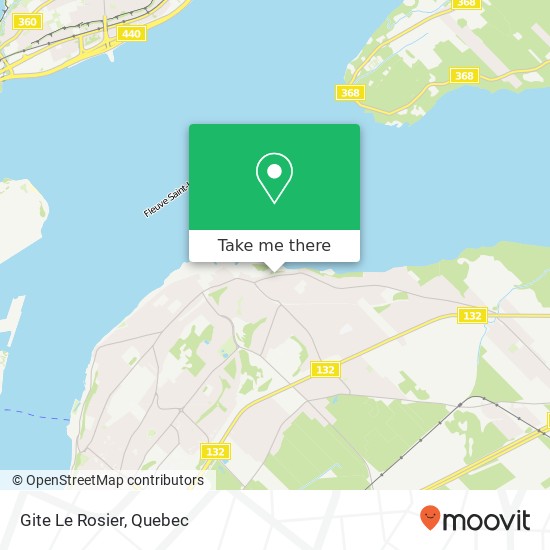 Gite Le Rosier map