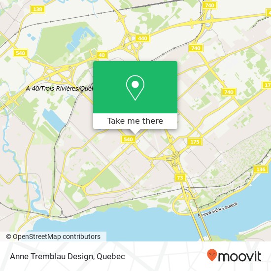 Anne Tremblau Design map