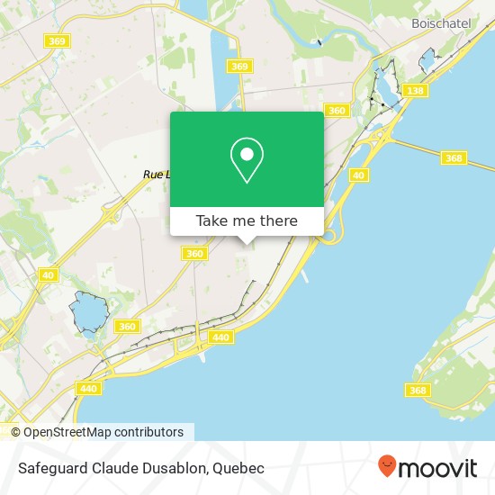 Safeguard Claude Dusablon map