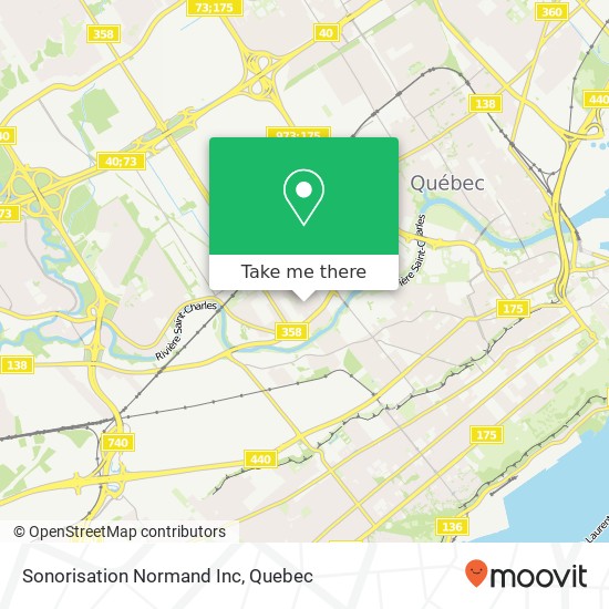 Sonorisation Normand Inc map