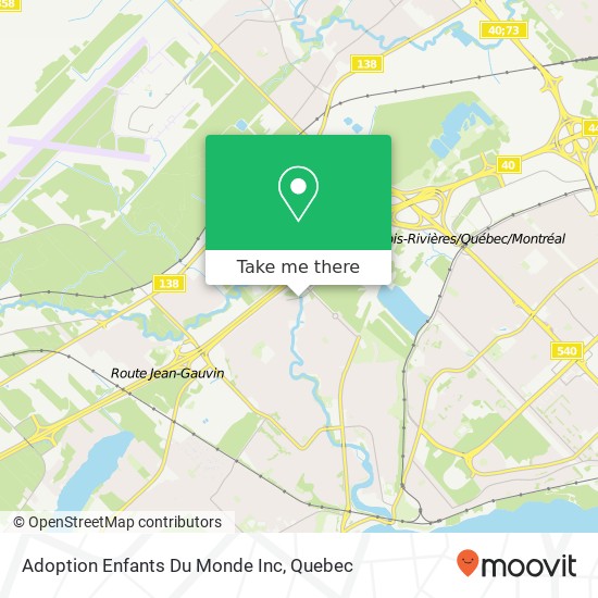 Adoption Enfants Du Monde Inc map