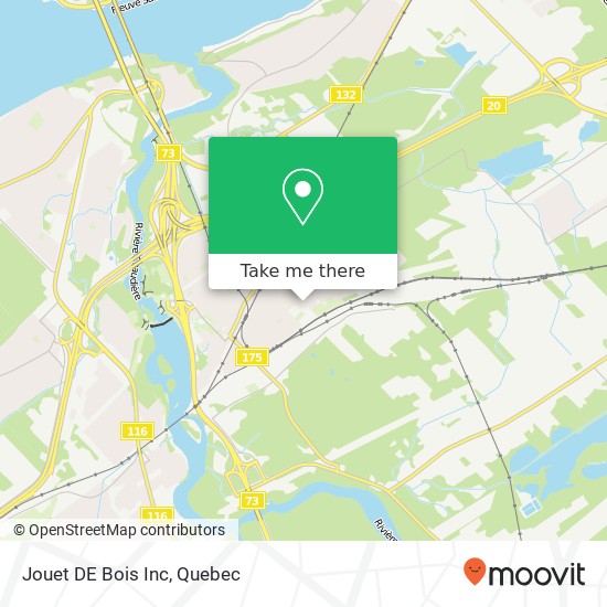Jouet DE Bois Inc map
