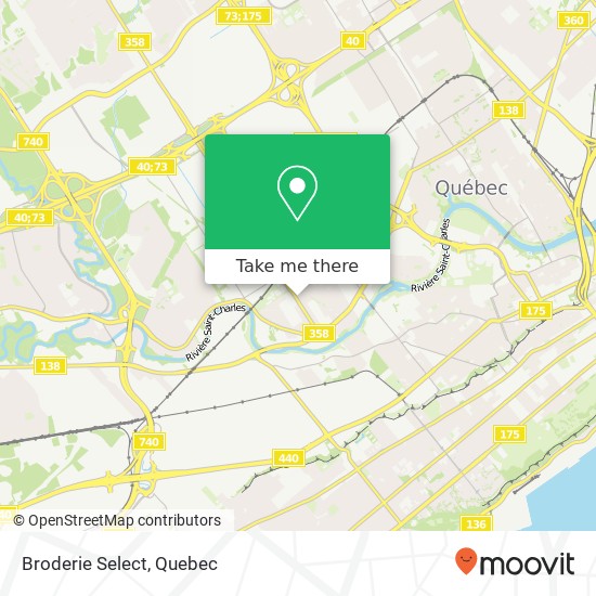 Broderie Select map