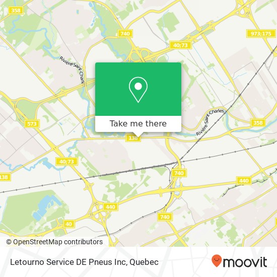 Letourno Service DE Pneus Inc map