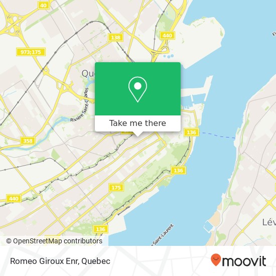 Romeo Giroux Enr map
