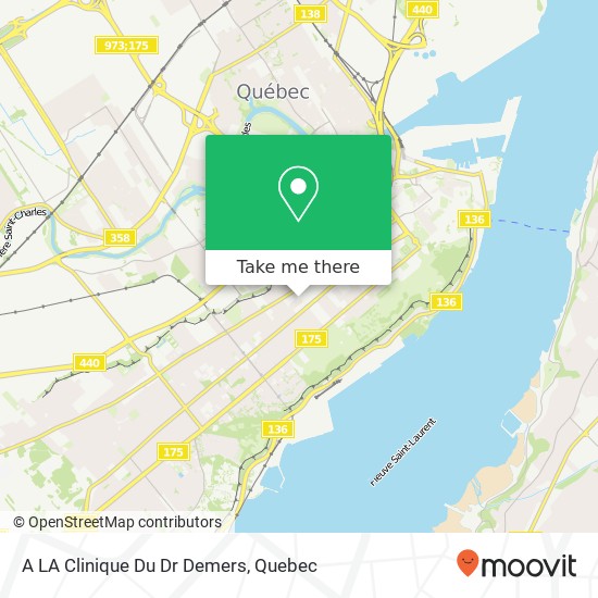 A LA Clinique Du Dr Demers map
