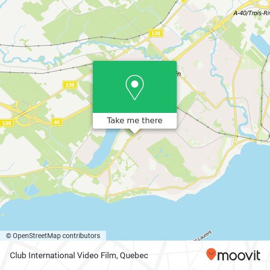 Club International Video Film map