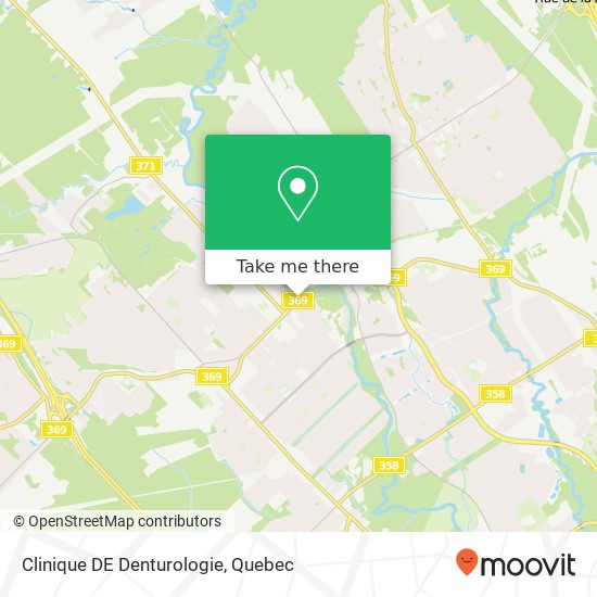 Clinique DE Denturologie map