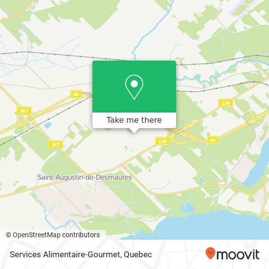 Services Alimentaire-Gourmet map