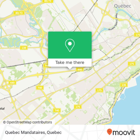 Quebec Mandataires map